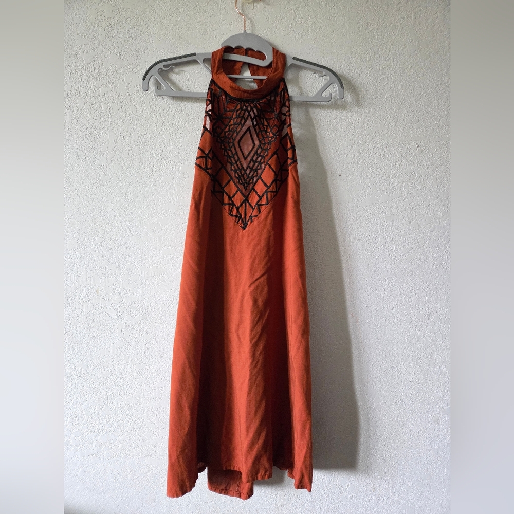 Tallow Xx Free People Copper Halter Dress